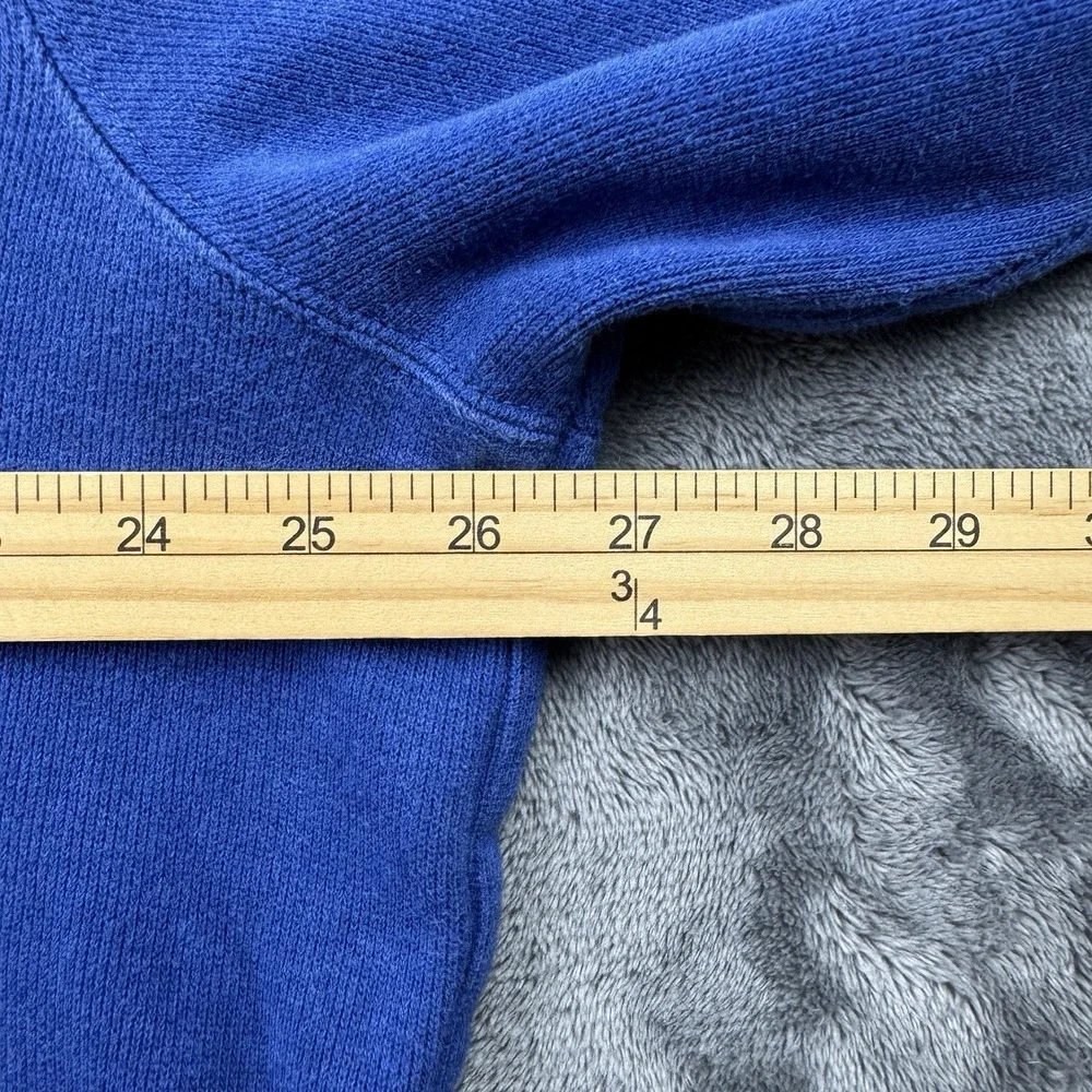 Polo Ralph Lauren Mens XL Quarter Zip Pullover Blue Jumper‎ Sweater Red Pony